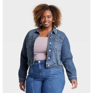 Ava & Viv Denim Jean Jacket Size 3X